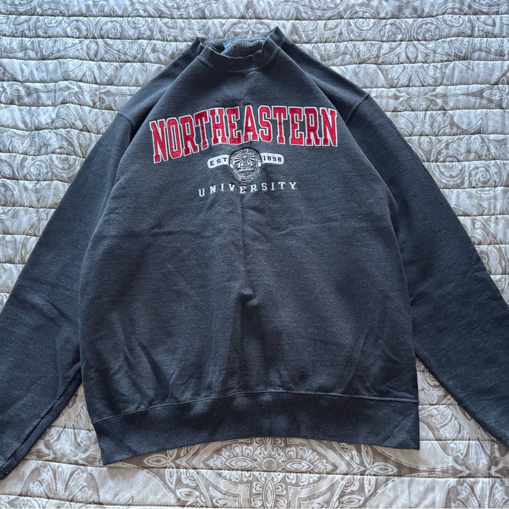 Northeastern University Black Sweater